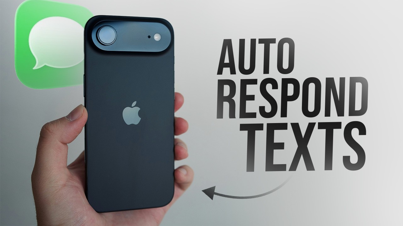 Как настроить автоответ на сообщения на iPhone