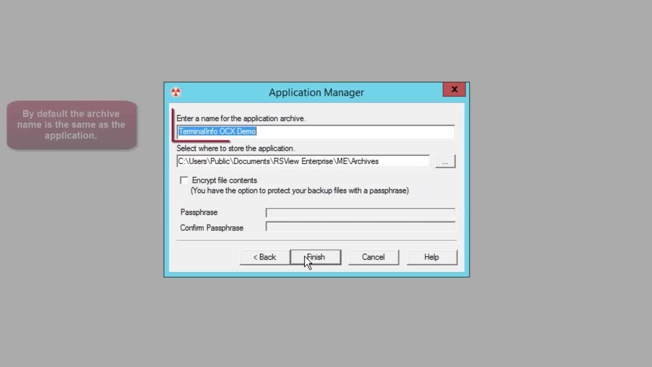 PanelView Plus & FactoryTalk View ME Tips & Tricks - Backing up and Restoring Applications