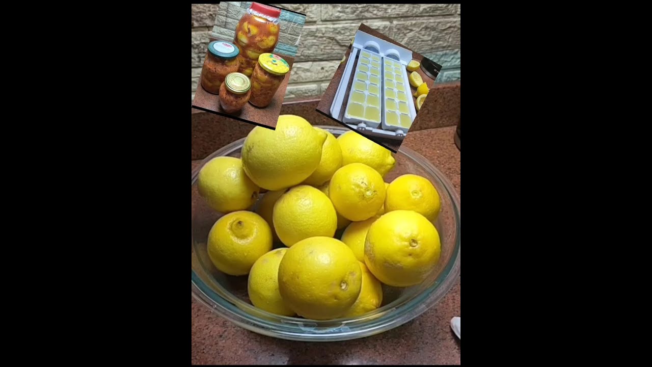 تخليل الليمون الاضاليا واحلى 3 وصفان من الليمون 🍋🍋