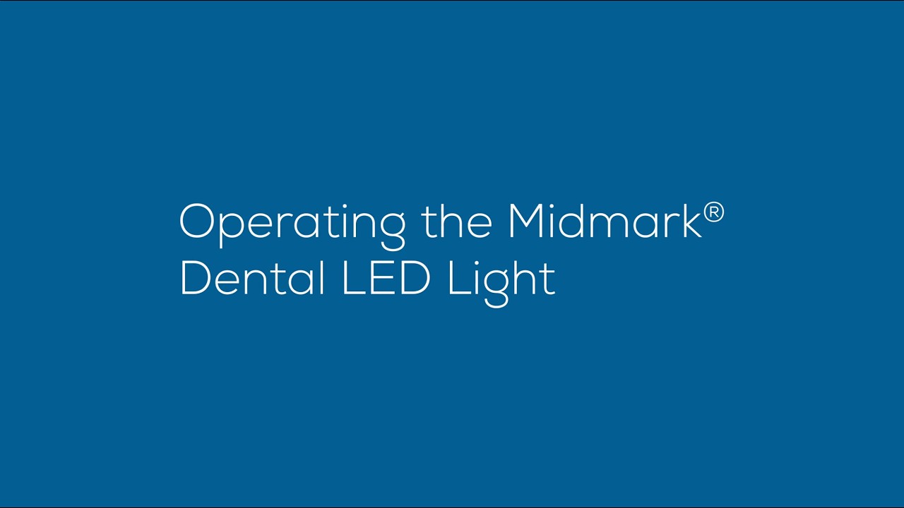 Operating the Midmark® Dental LED Light