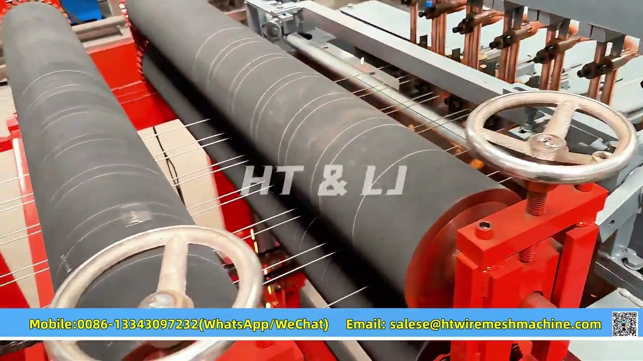 This automatic machine produces high-quality brick tie mesh for walls,