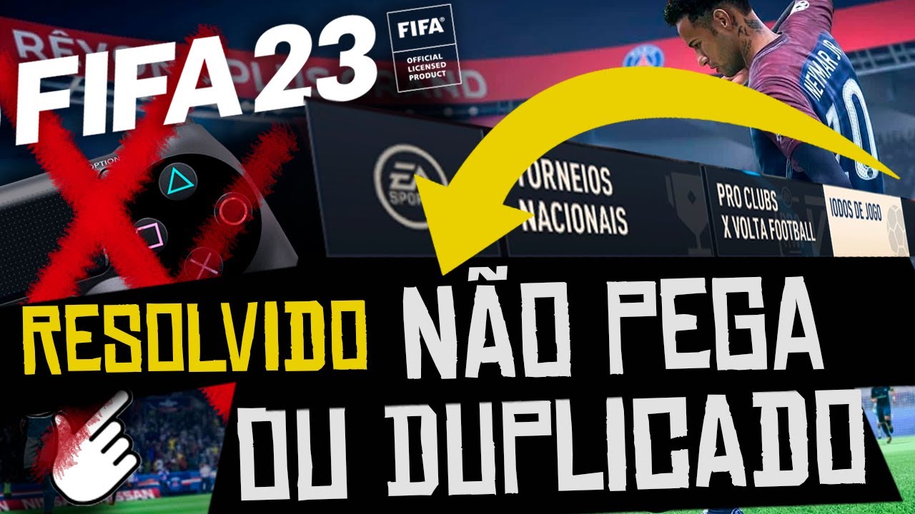 SOLUÇÃO: controle DUPLICADO ou NAO PEGA ONLINE BUG FIX 2023 FIFA