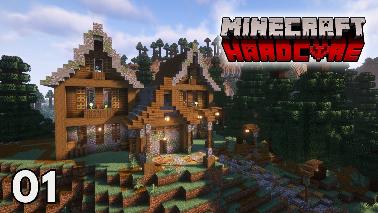 Я создал новый мир | Давайте поиграем в Minecraft на хардкорное выживание | Эпизод 1