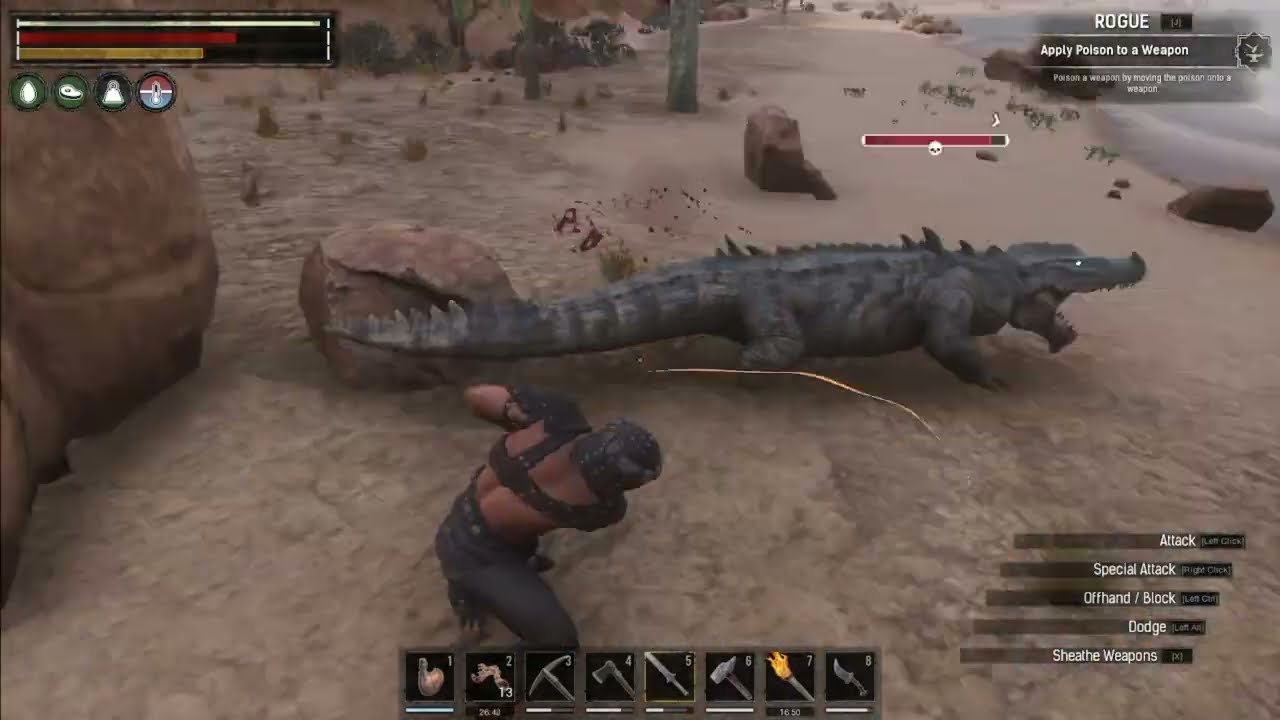 Conan Exiles Crafting, gathering and tidying