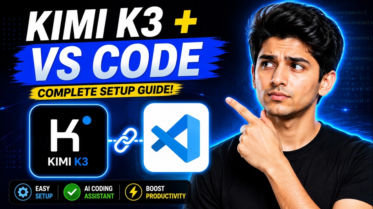 Настройка Kimi K3 + VS Code | Как использовать Kimi K3 в Visual Studio Code