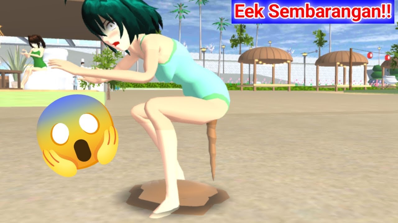 Karin Eek Mencret di Pantai || Sakura