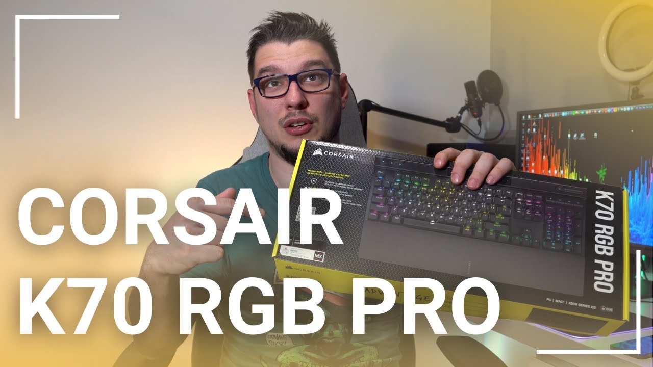 CORSAIR K70 RGB PRO - TEST KLAWIATURY MECHANICZNEJ | CHERRY MX Red