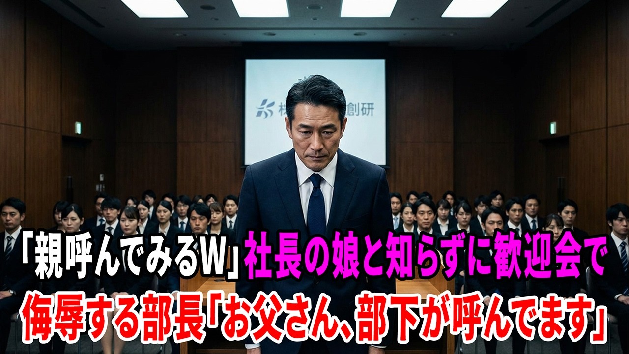 【感動する話】無慈悲な罵倒に耐え続けた社長令嬢。亡き母の遺した手紙と父の正体…悪徳部長が震え上がった衝撃の結末