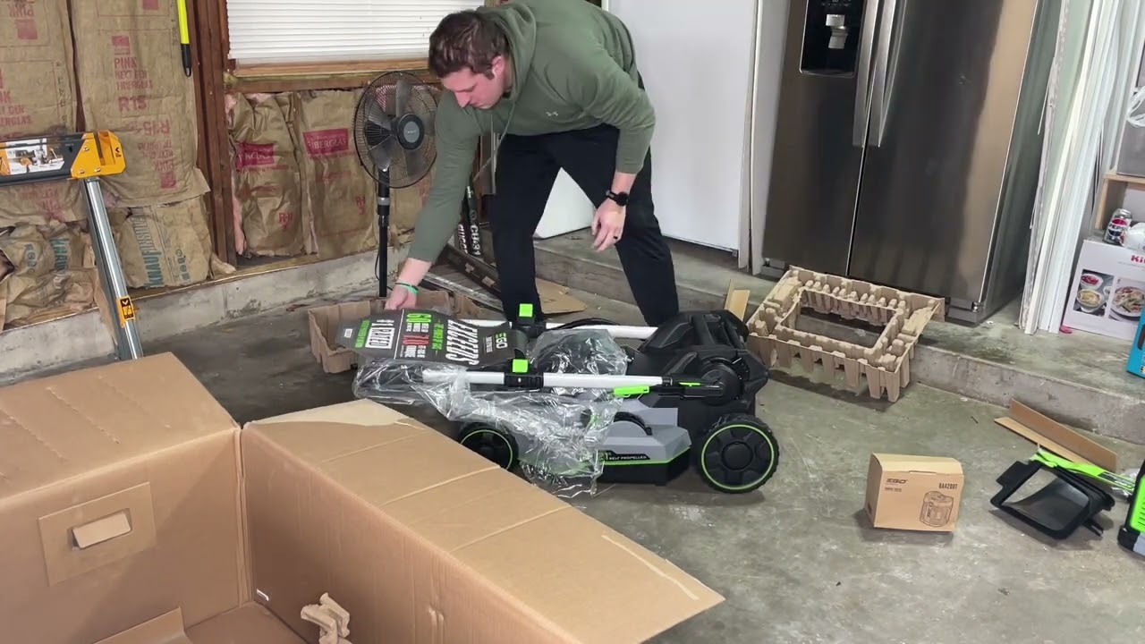 Watch Me Unbox My New Ego Lawn Mower!