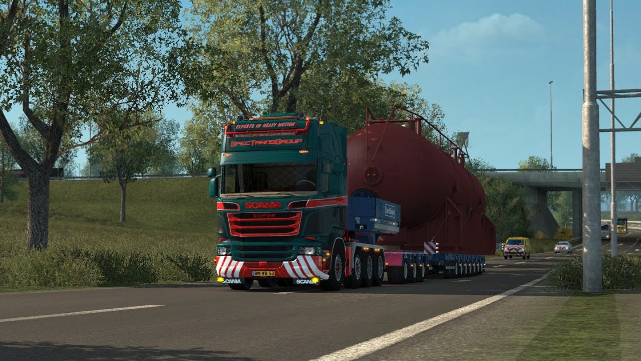 Euro Truck Simulator 2 Scania V8 Open Pipe V.10.5