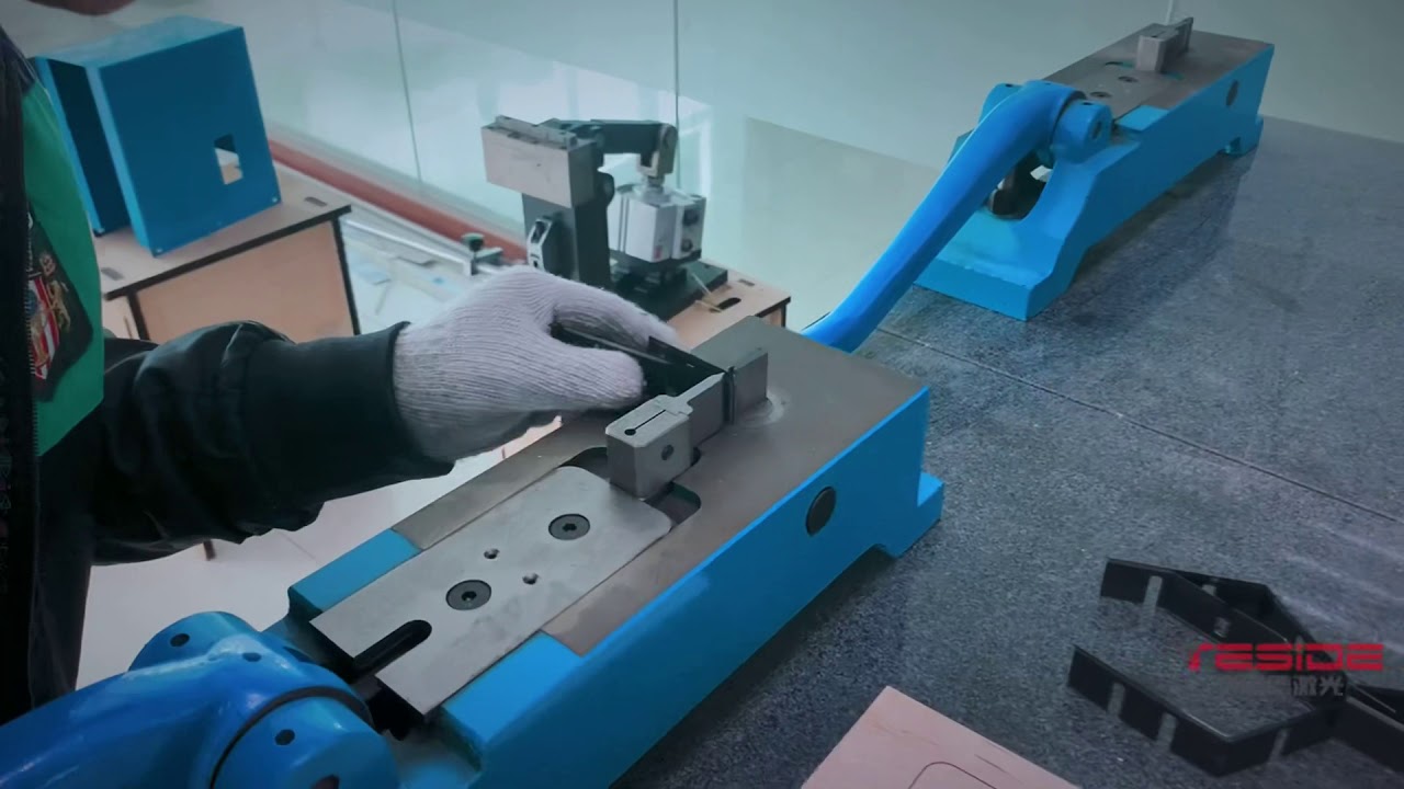 How to complete flat dies with 400W die board laser cutting machine and auto bender machine TSD-830