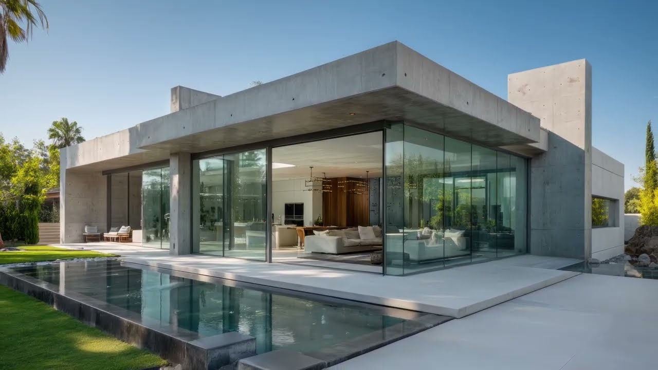 Inside a Perfect Modern Minimalist Dream House | Architecture Meets Simplicity