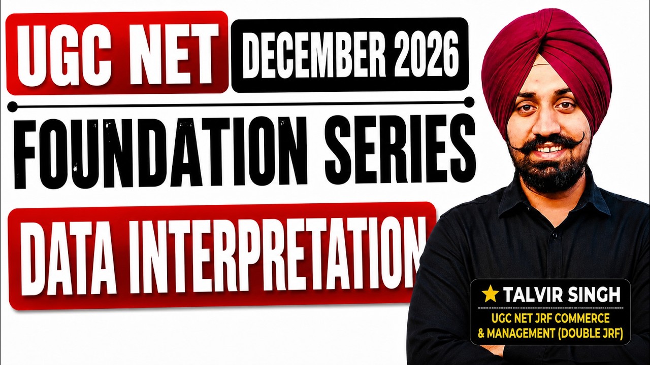 Data Interpretation II UGC NET PAPER 1 BY TALVIR SINGh