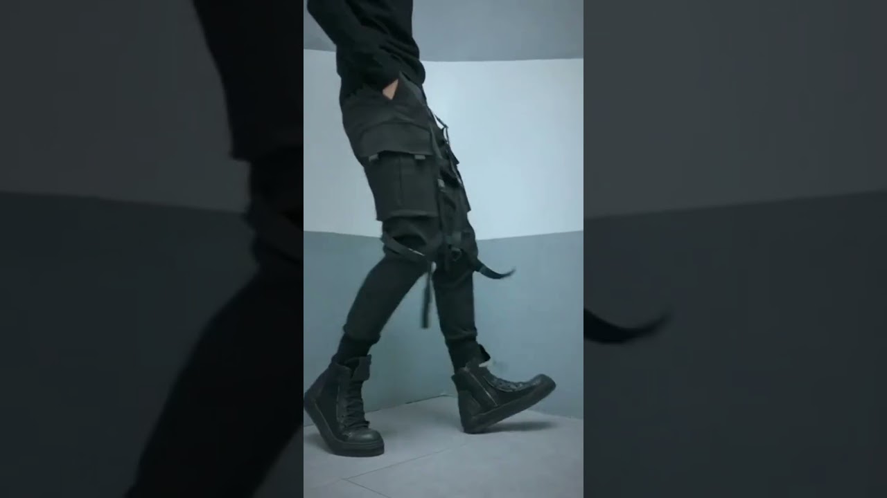 Cyber Techwear Men&rsquo;s Cargo Pants | Techwear Street Style | Cyberpunk Fashion  #CargoPants