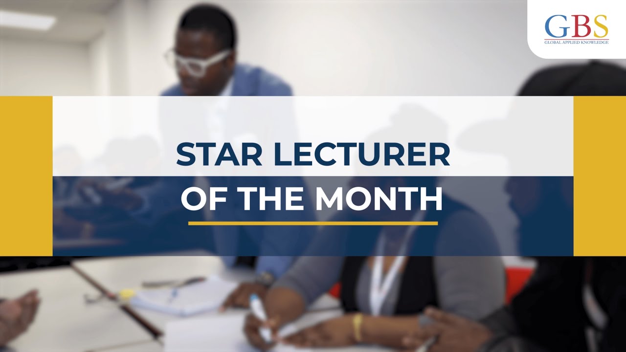 Peter Emelone&rsquo; Interview with Frank Kaytu | GBS Star Lecturer of the Month 01