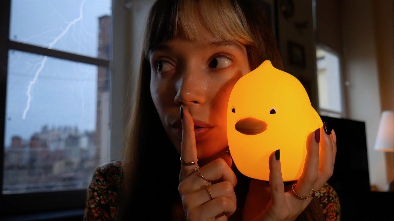 ASMR pendant un vrai orage ⛈️ tonnerre doux, pluie divine pour bien dormir