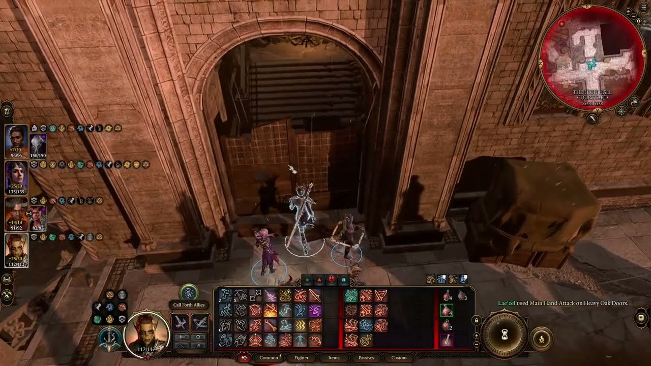 Secret Room - The High Hall Courtyard