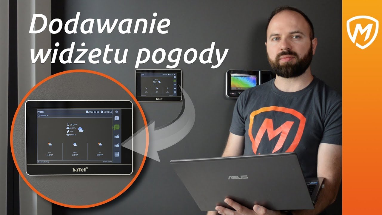Jak wyświetlać pogodę na manipulatorze INT-TSI SATEL? - poradnik krok po kroku