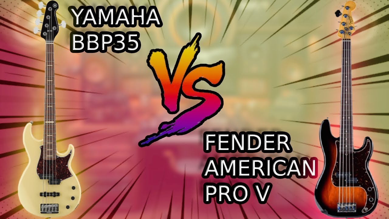 Yamaha BBP35 vs Fender American Pro Precision #bbp35  #fenderprecisionbass