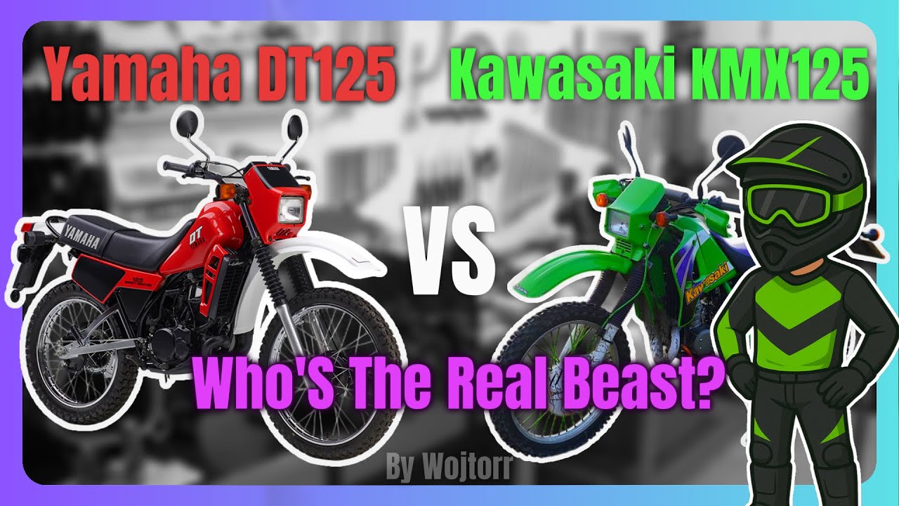 Yamaha DT125 vs Kawasaki KMX125 – Who's The Real Beast