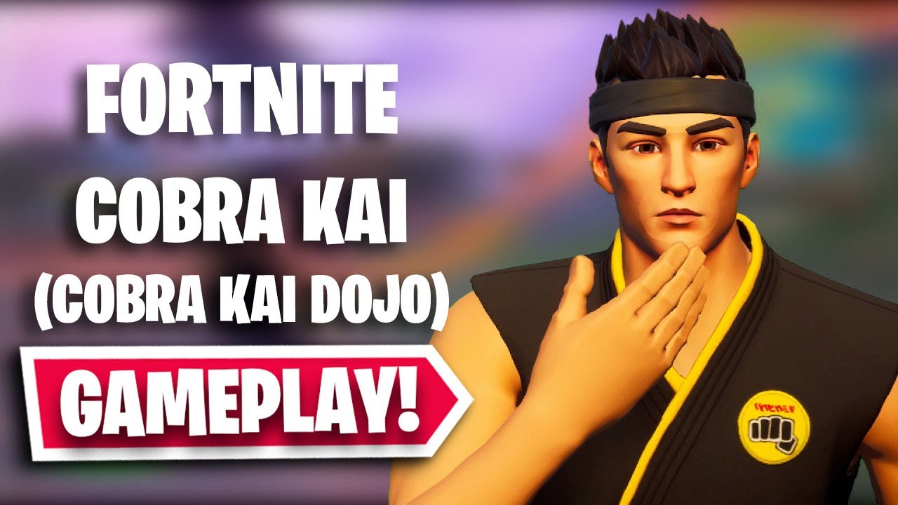BLACK BELT BRAWLER (COBRA KAI DOJO) Gameplay in Fortnite | Fortnite x Cobra Kai