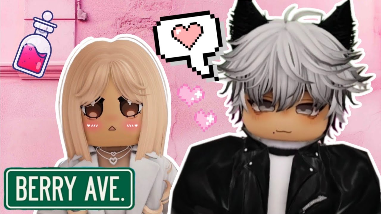 I FELL IN LOVE WITH A HANDSOME CAT| Berry Ave RP Roblox