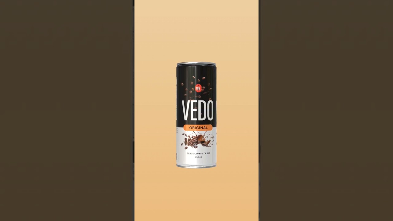 3D mockup video #animation made with #pacdora #coffee #mockup #motiongraphics #canva