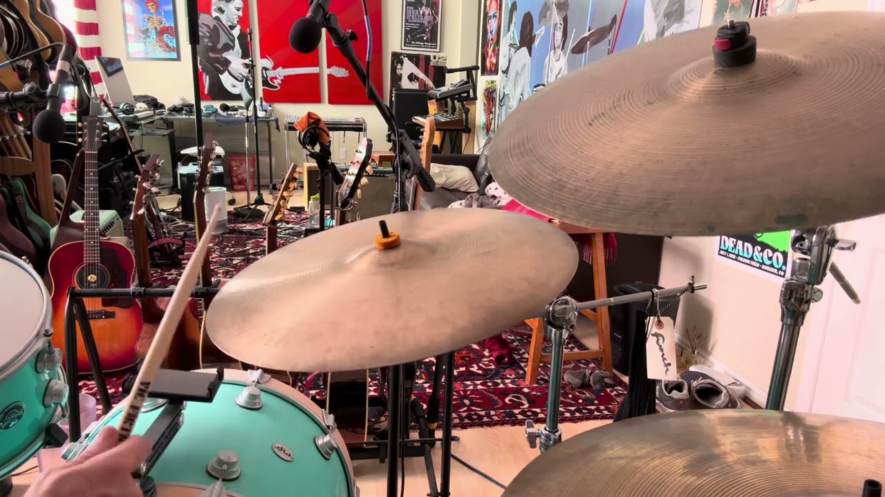 Paiste Pre-Serial Formula 602 Thin 20” ride cymbal demo. 1960s. Excellent Condition