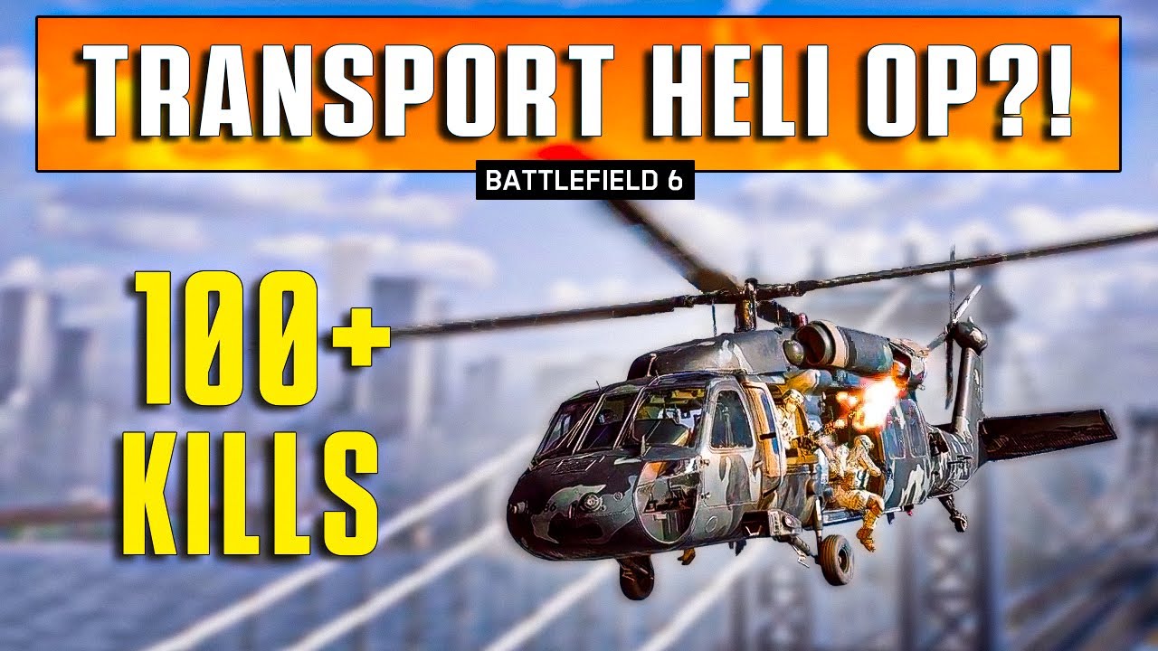 111 Kills UH-60 Black Hawk Squad Gameplay | Pilot & Gunner POV | Battlefield 6