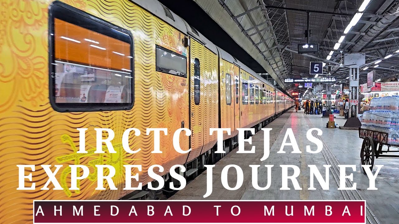 82902 Ahmedabad Mumbai Central IRCTC Tejas Express Full Journey in AC Chair Car