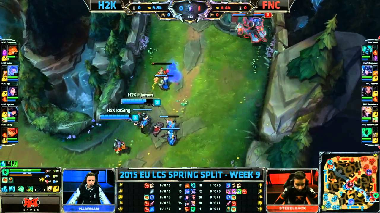 LCS EU 9. týden: Fnatic vs. H2k
