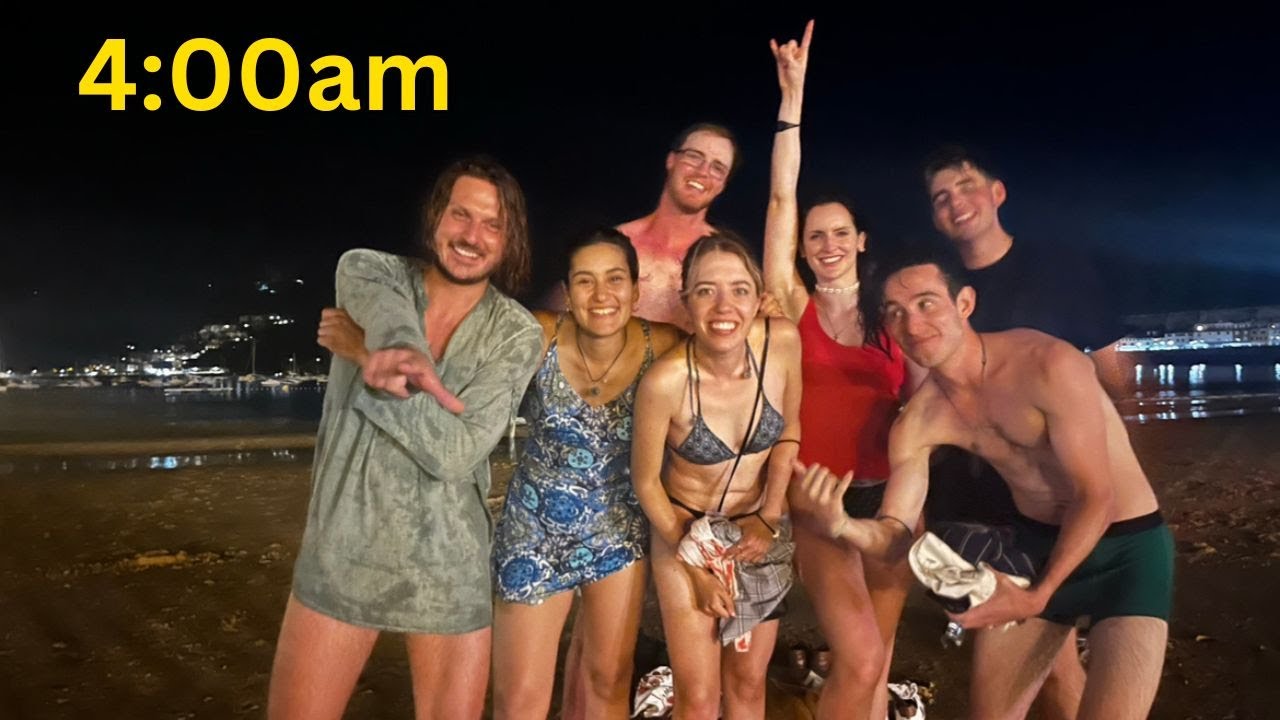 clubbing with strangers in Spain (we all met in a hostel)