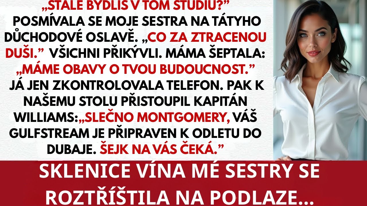 Sál country klubu se třpytil od sklenic šampaňského a nucených úsměvů.