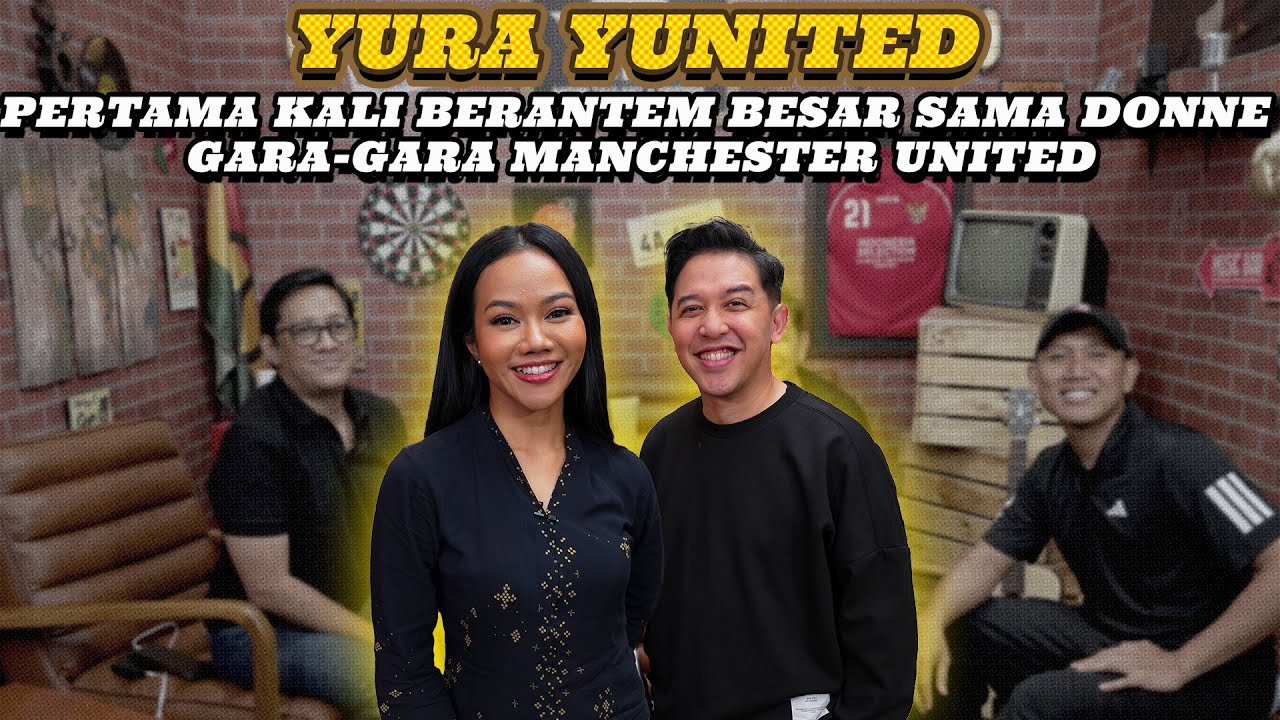 YURA YUNITED HADIAH ULANG TAHUN PERNIKAHANNYA NONTON MAN UNITED DI INGGRIS.. DONNE ROMANTIS BANGET?