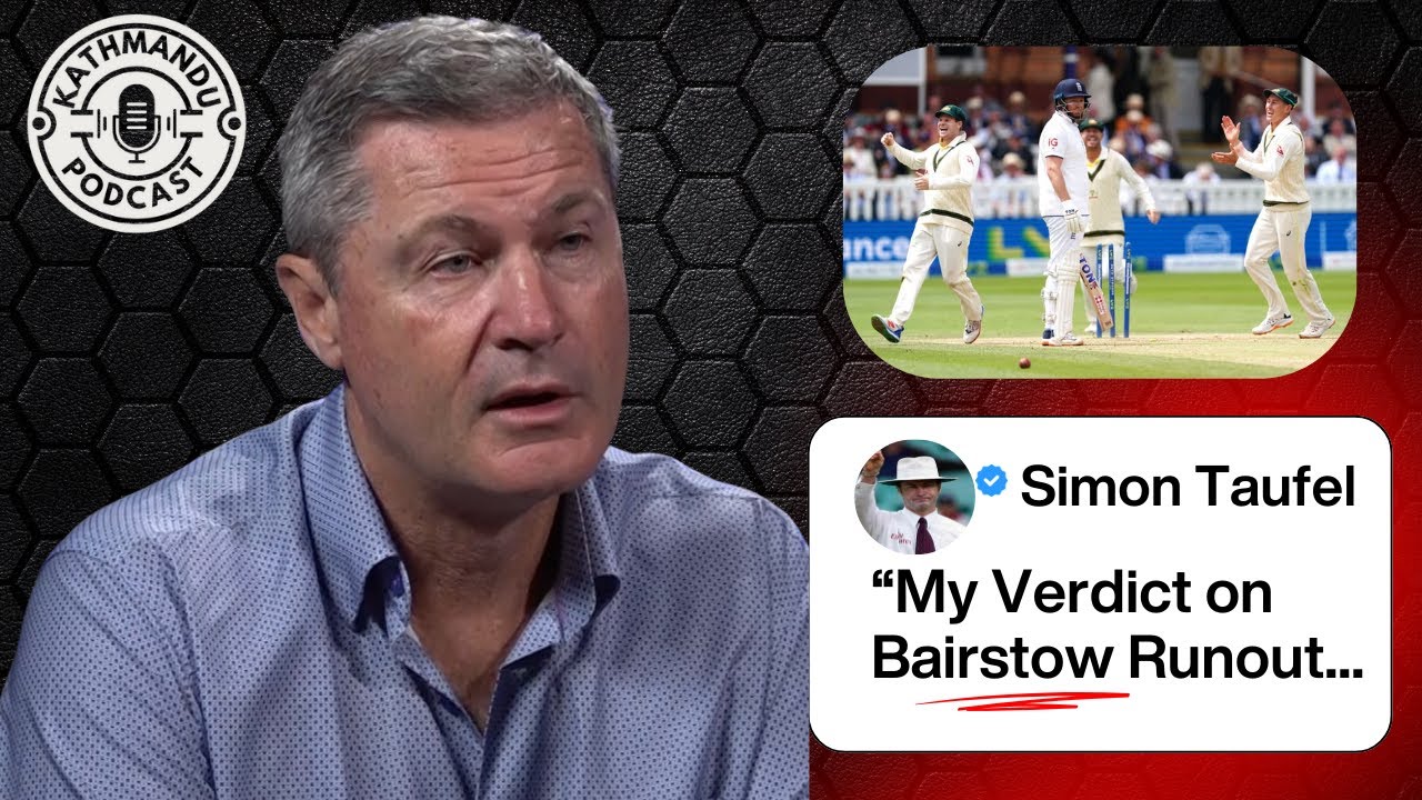 Саймон Тауфель улаживает спор о выходе из Берстоу | Ashes 2023