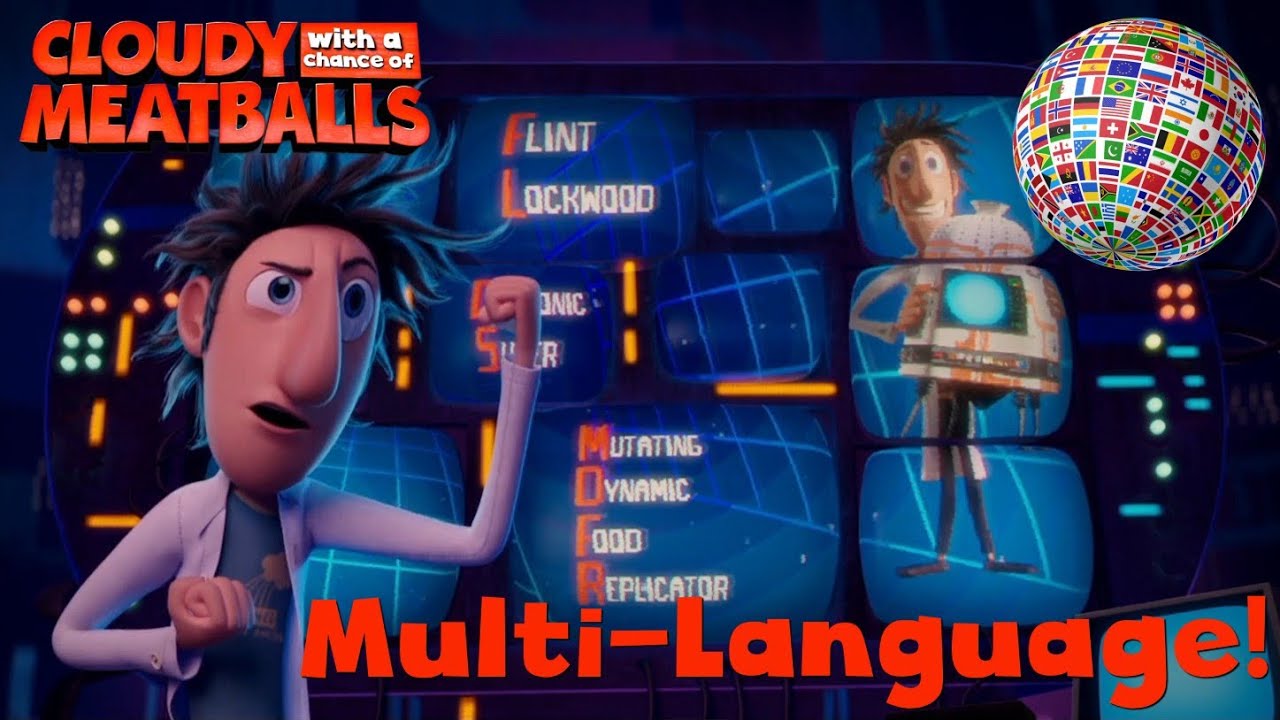 Cloudy with a Chance of Meatballs (2009) - FLDSMDFR In 55 Different Languages!