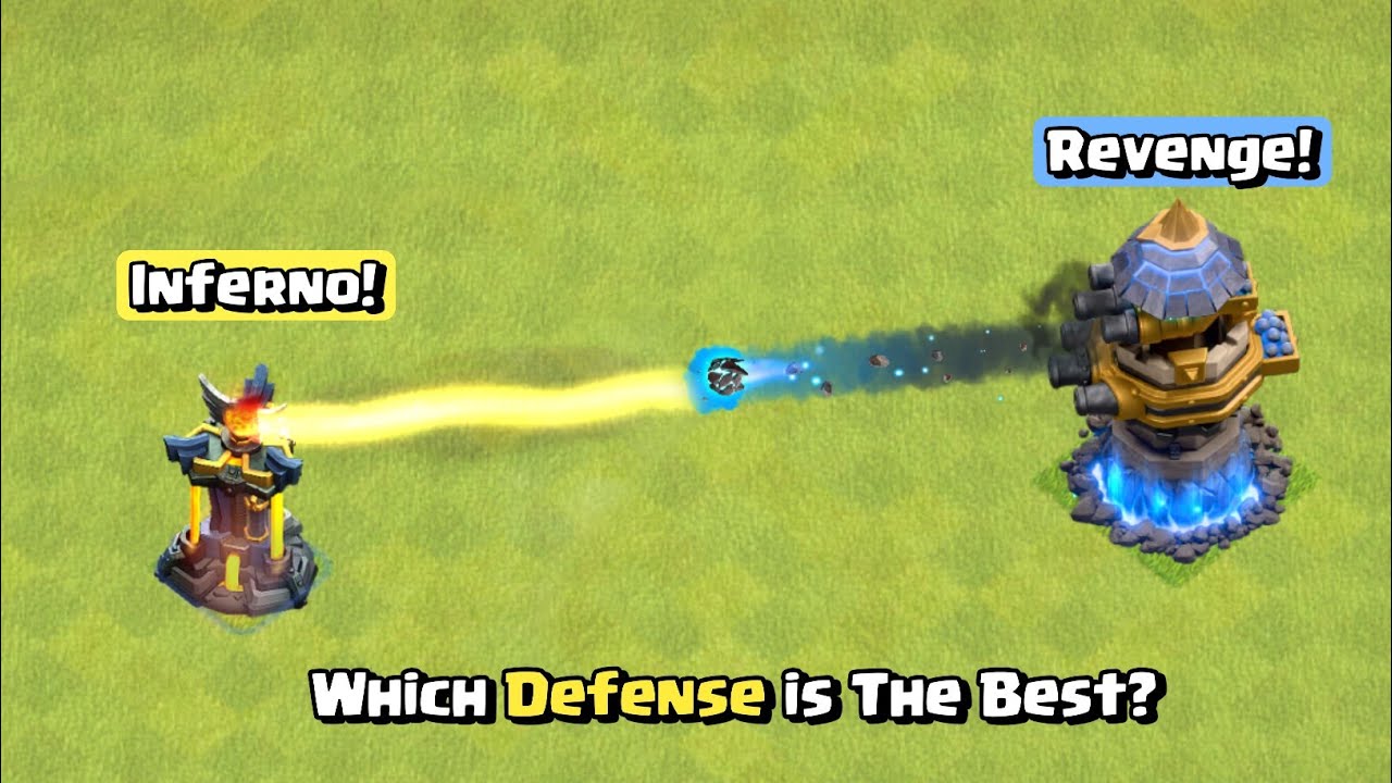 Max Inferno Tower VS New Revenge Tower! Clash of Clans