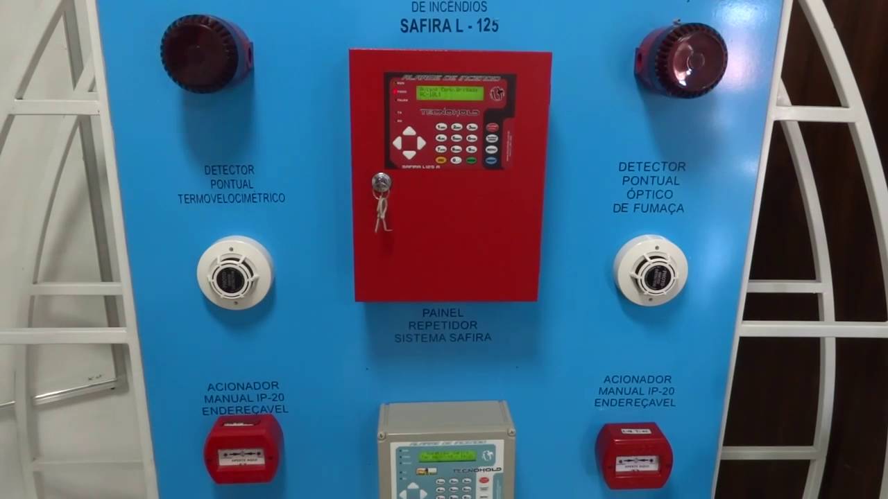 Sistema alarme inc&ecirc;ndio - Tecnohold