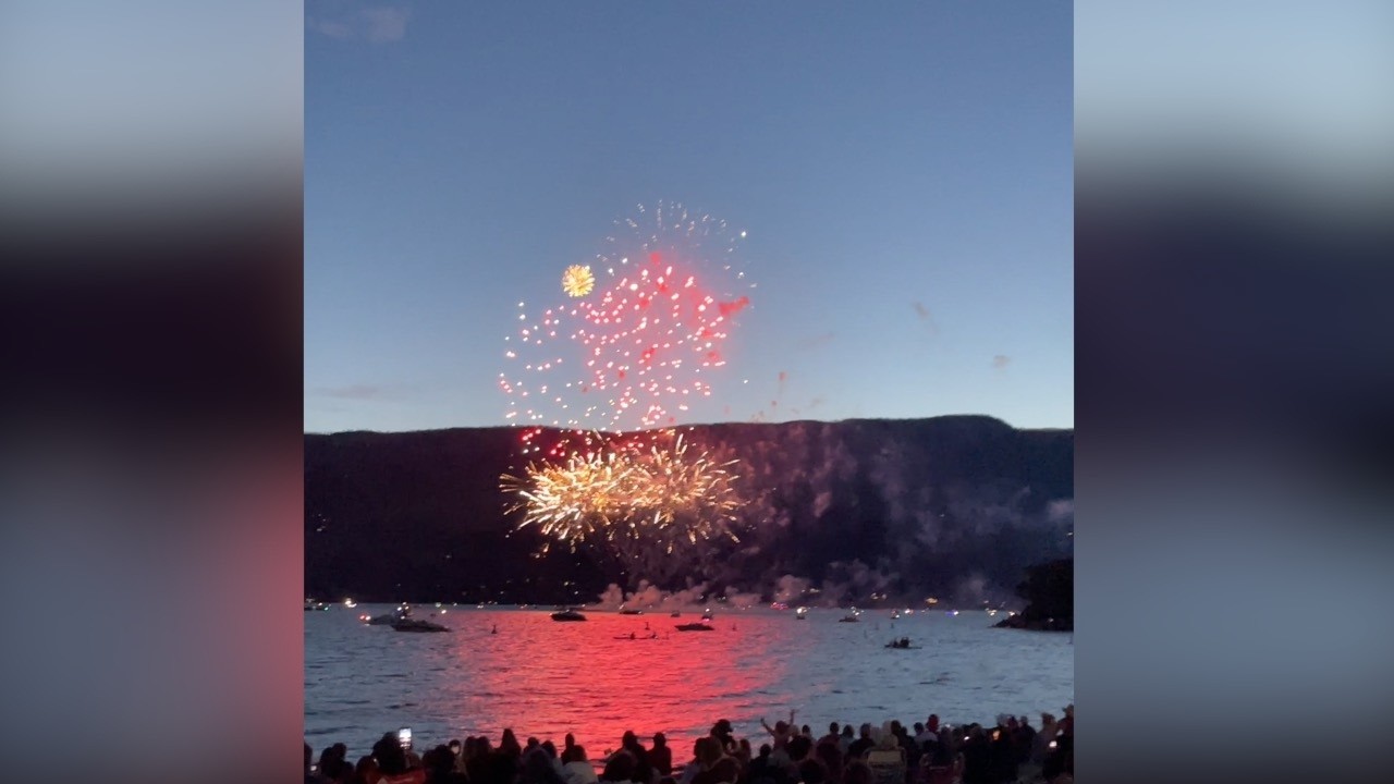 RAW: Canada Day fireworks over Kelowna