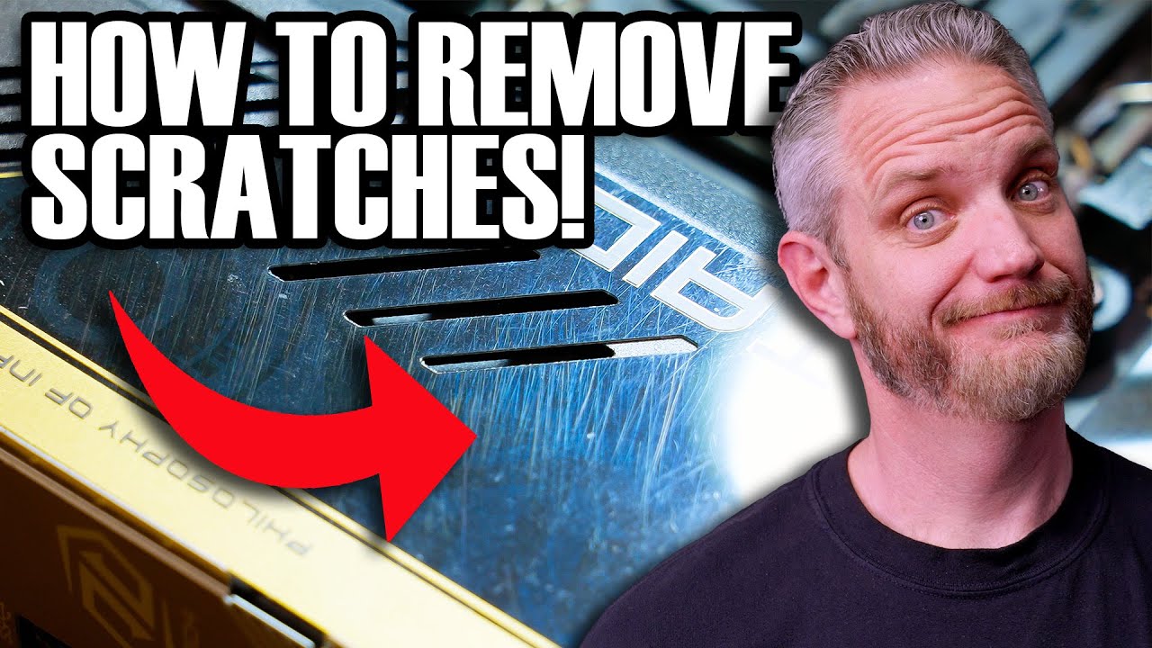 How to fix scratches and marks from shiny PC parts! SUPER EASY!