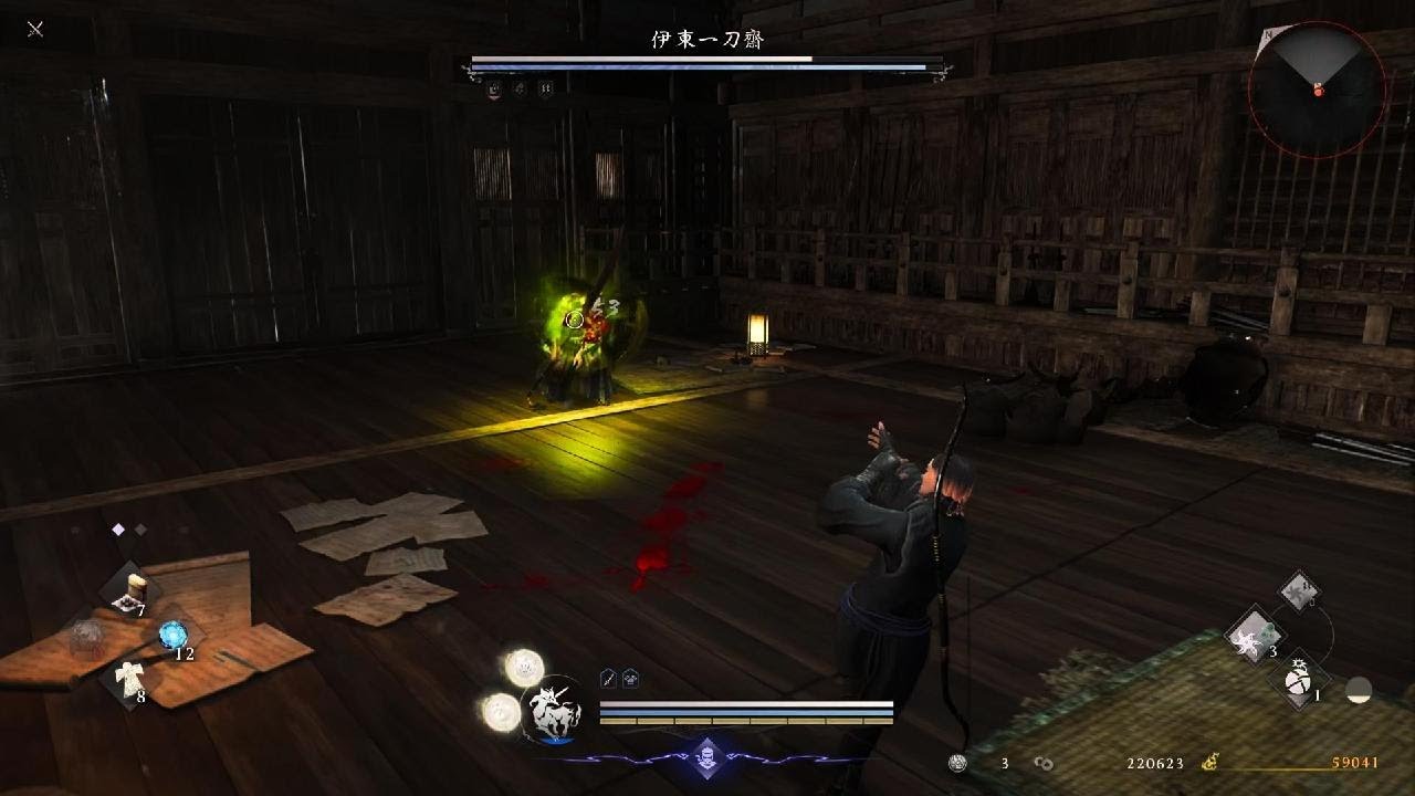 仁王３義父流對戰一刀齋