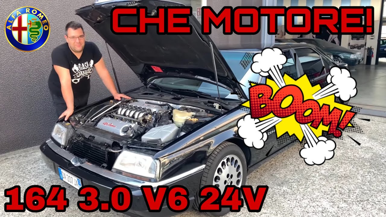 Alfa Romeo 164 3.0 V6 24V, vediamo i lavori eseguiti e proviamola su strada…