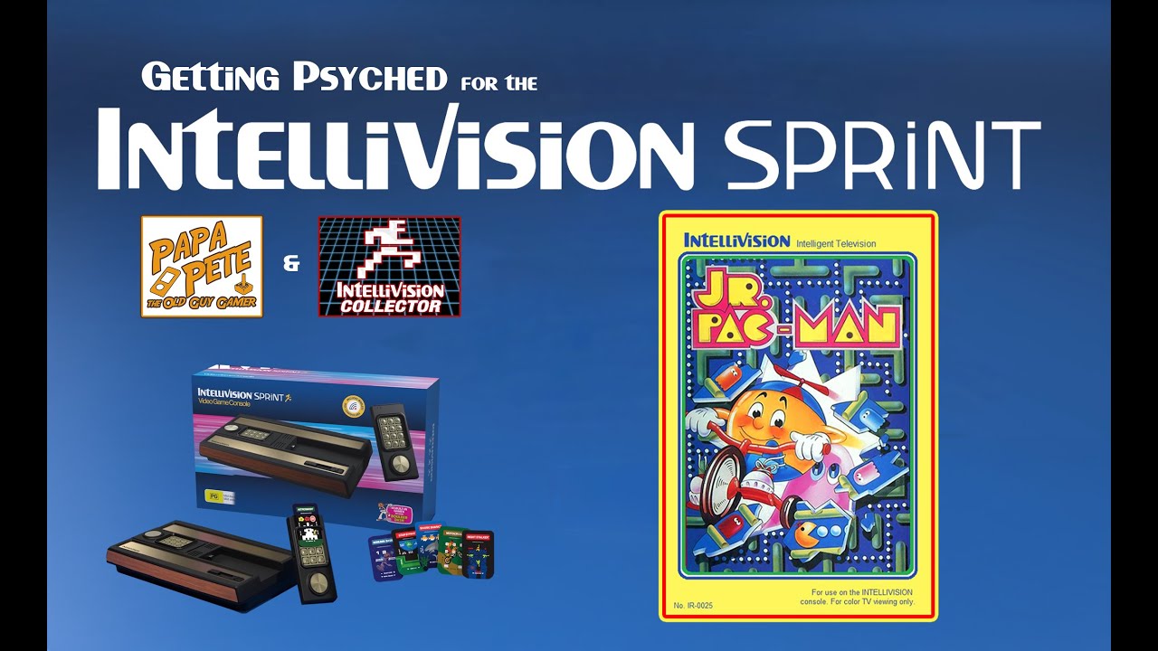 Jr Pac Man — Готовимся к Intellivision Sprint — Intellivision Collector