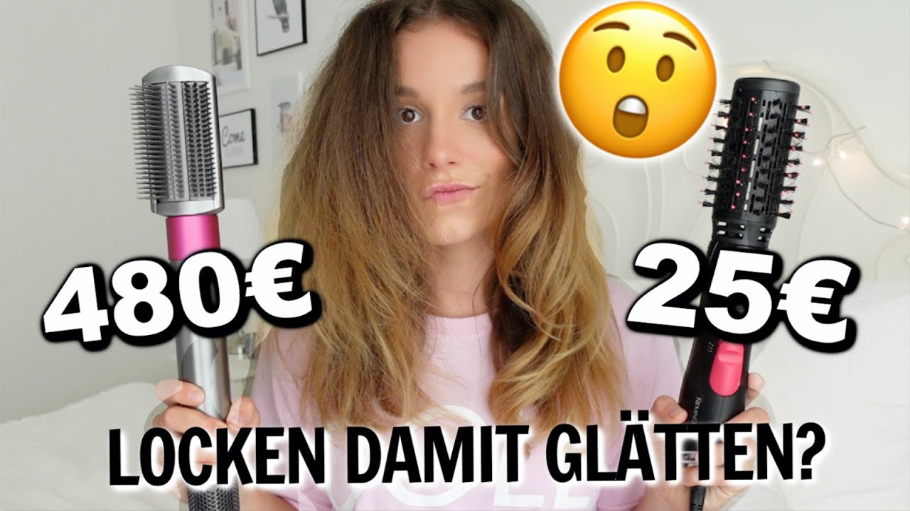DYSON AIRWRAP vs. REMINGTON an Naturlocken getestet! TEUER vs. GÜNSTIG
