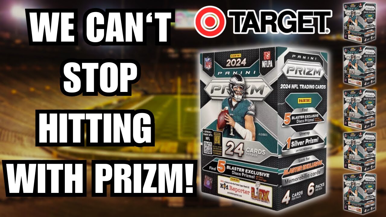 RETAIL PRIZM STAYS HOT! 2024 Target Prizm Football Blaster Review!