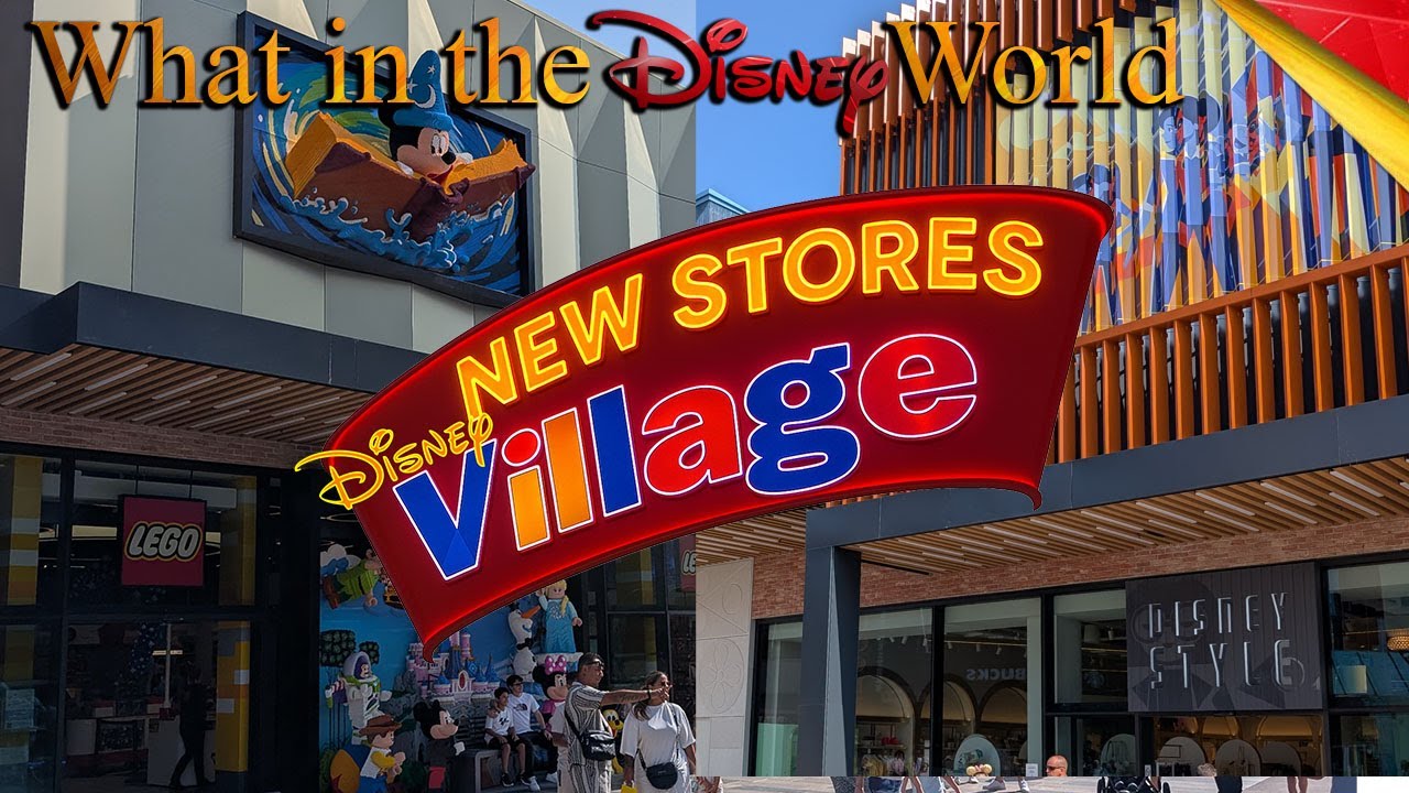 Новые магазины и сувениры в Disney Village | Диснейленд Париж, август 2025 года