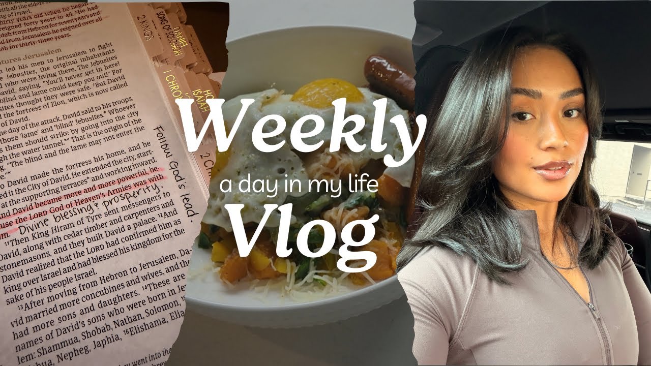 Weekly Vlog! Slow morning, cooking with Fabi, hair refresh, COMMENSE Haul.