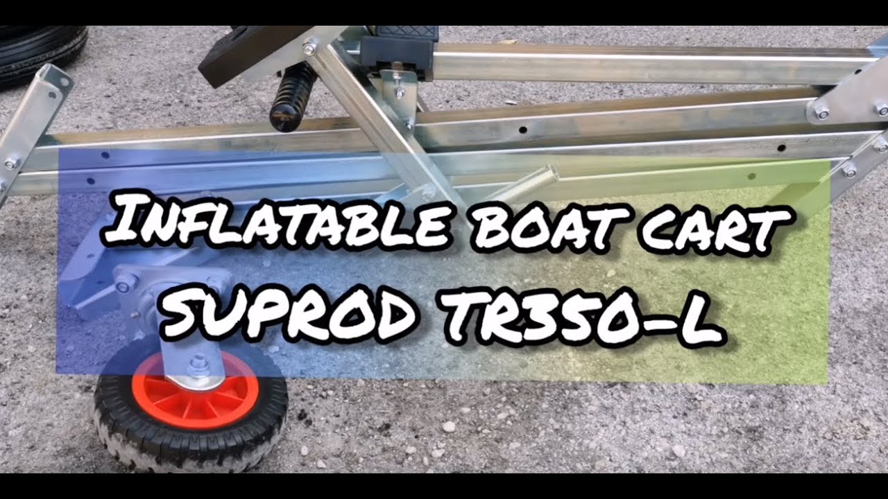 Inflatable boat trailer assembly SUPROD TR350L - carrello alaggio Honwave