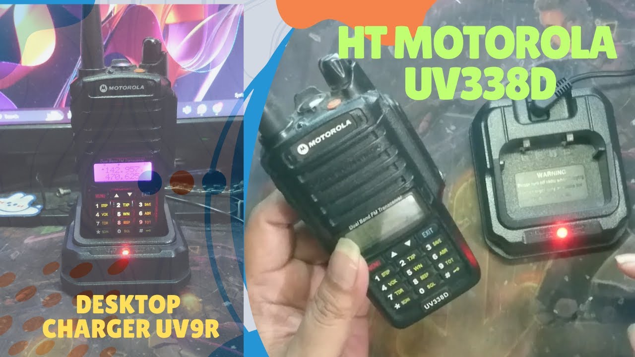DESKTOP CHARGER UV9R BAOFENG UNTUK HT MOTOROLA UV338D 18 WATT