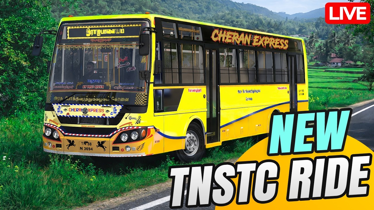 💥Tnstc New Bus Mass Ride!🥰 ETS 2 SOLO RIDE | Sprinter Gaming